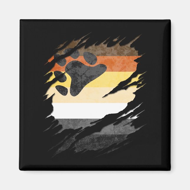 Flagga av Pride av växellåda Magnet (Framsidan)