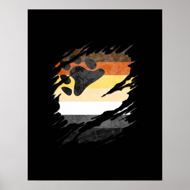 Flagga av Pride av växellåda Poster (Framsidan)