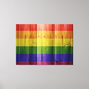 Flagga av pride canvastryck