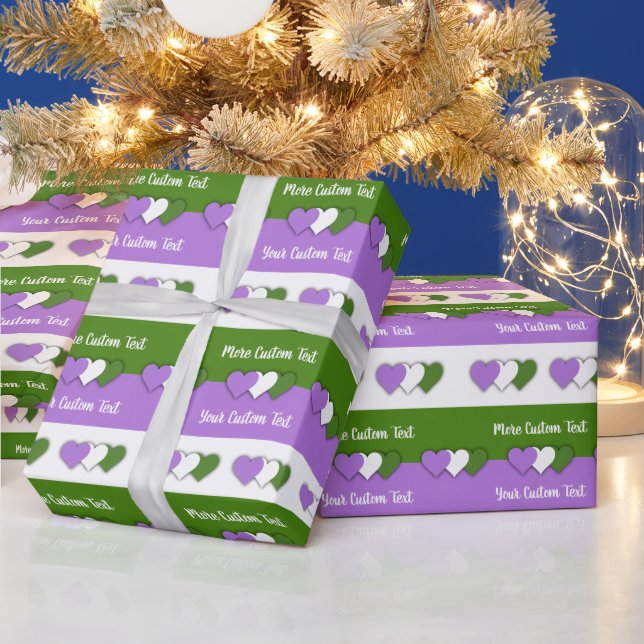 Flagga av pride med papper textinslagning presentpapper (Helgdagar)