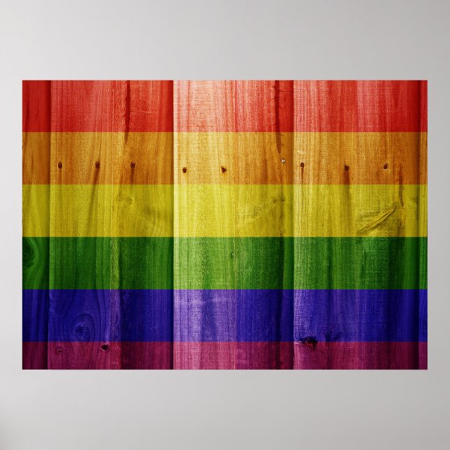 Flagga av pride poster (Framsidan)