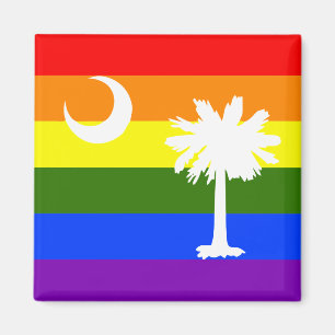 FLAGGA AV PRIDET SYDKOLINA LGBT RAINBOW MAGNET