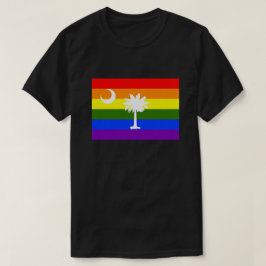 FLAGGA AV PRIDET SYDKOLINA LGBT RAINBOW T SHIRT