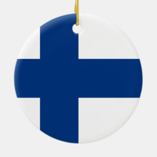 Flagga av prydnadsföremål julgransprydnad keramik