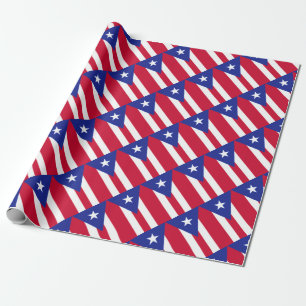 Flagga av Puerto Rico - Bandera de Puerto Rico Presentpapper