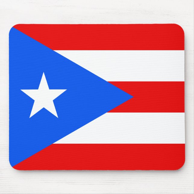 Flagga av Puerto Rico Musmatta (Framsidan)