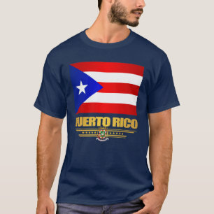 Flagga av Puerto Rico T Shirt