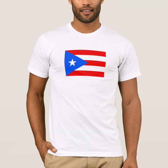 Flagga av Puerto Rico T-shirt (Framsida)