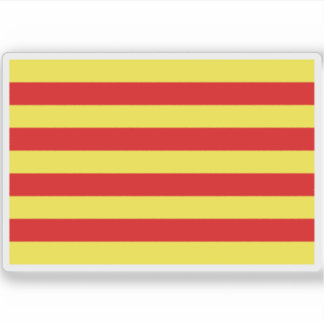 Flagga av Pyrénées-Orientales, Frankrike Klistermärken