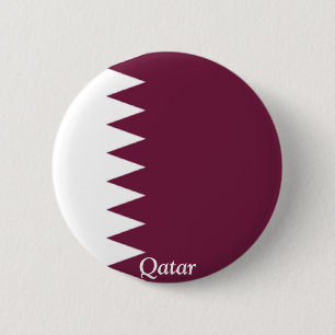 Flagga av Qatar Knapp