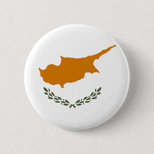 Flagga av Republic of Cyprus Knapp
