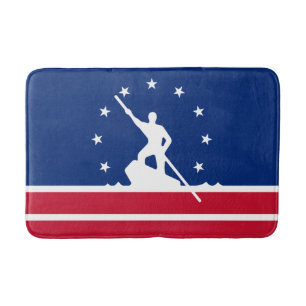 Flagga av Richmond, Virginia Bathroom Mat Badrumsmatta