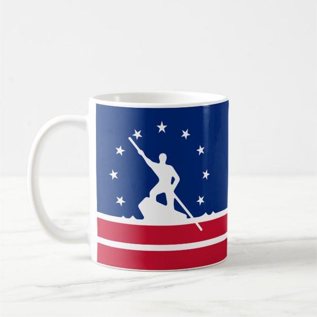 Flagga av Richmond, Virginia Coffee Mugg (Vänster)