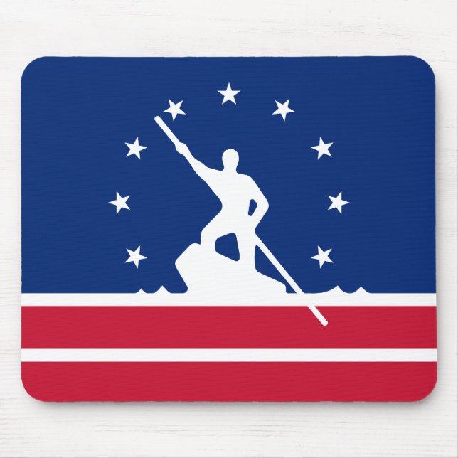Flagga av Richmond, Virginia Mouse Pad Musmatta (Framsidan)