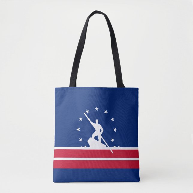 Flagga av Richmond, Virginia Tote Bag Tygkasse (Framsida)