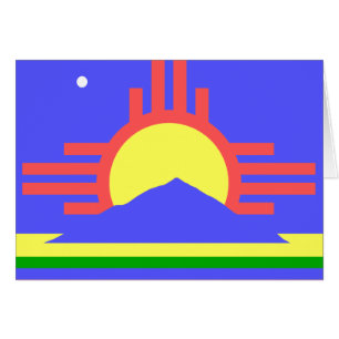 Flagga av Roswell Hälsningskort