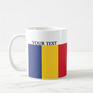 Flagga av rumänien kaffemugg