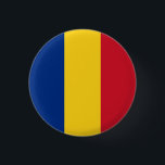 Flagga av Rumänien Knapp<br><div class="desc">Flagga av Rumänien</div>