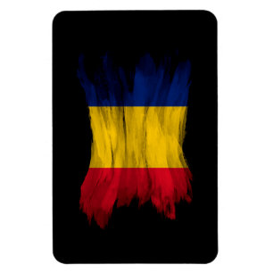 Flagga av rumänien, nationell flagga magnet