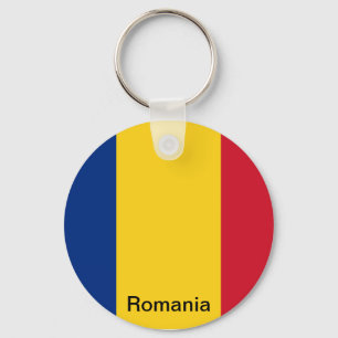 Flagga av rumänien nyckelring