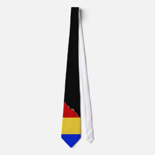 Flagga av rumänien slips