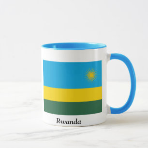 Flagga av Rwanda Mugg