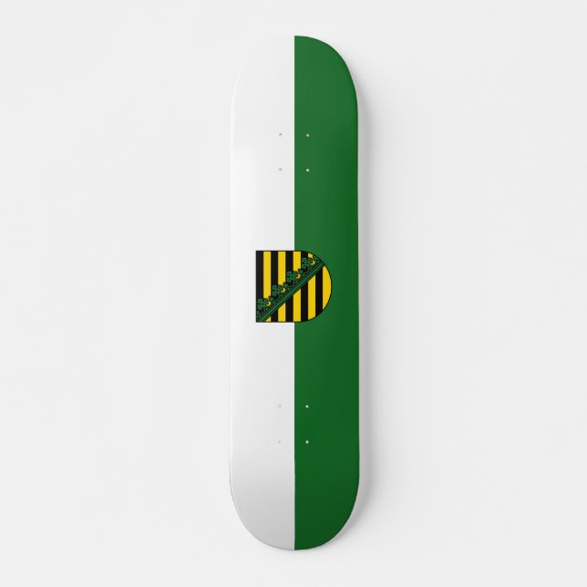 Flagga av Sachsen Skateboard (Framsida)