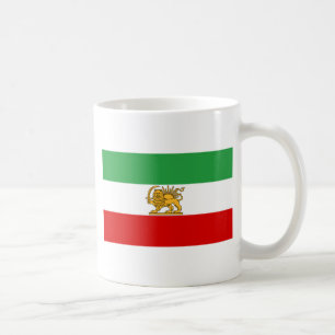 Flagga av schahen av Iran (1964-1980) شیروخو Kaffemugg