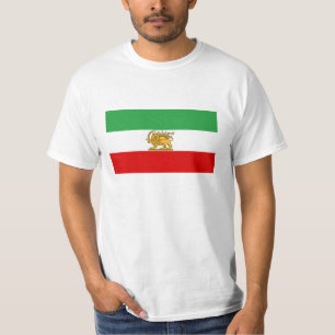 Flagga av schahen av Iran (1964-1980) شیروخو T Shirt
