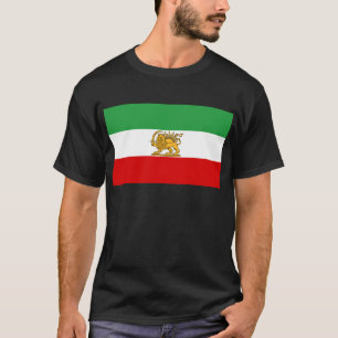 Flagga av schahen av Iran (1964-1980) شیروخو T Shirt