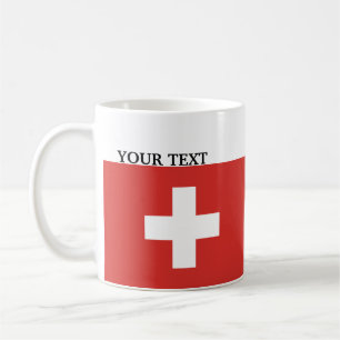 Flagga av Schweitz Kaffemugg