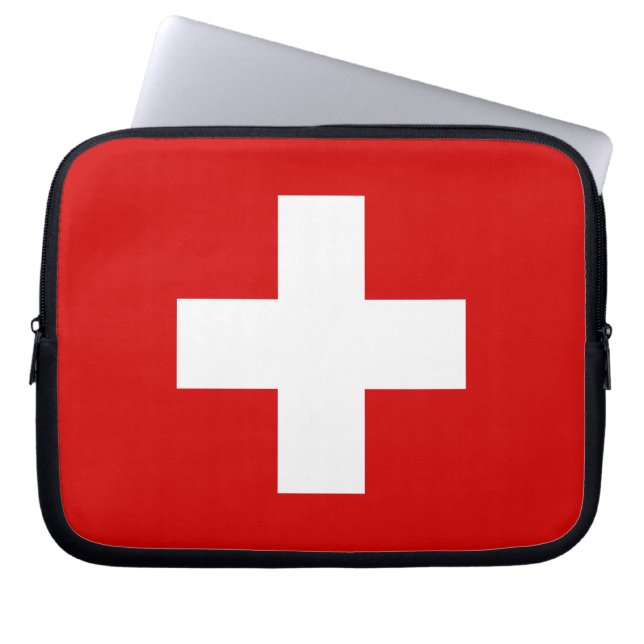 Flagga av Schweitz Laptop Fodral (Framsidan)