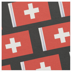 Flagga av Schweiz Anpassade Fabric Tyg