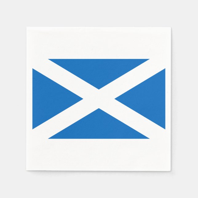 Flagga av Scotland Papper Napkins Pappersservett (Framsidan)