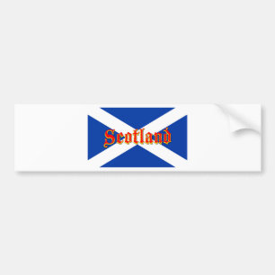 Flagga av Scotland Saltire - High Quality Image Bildekal
