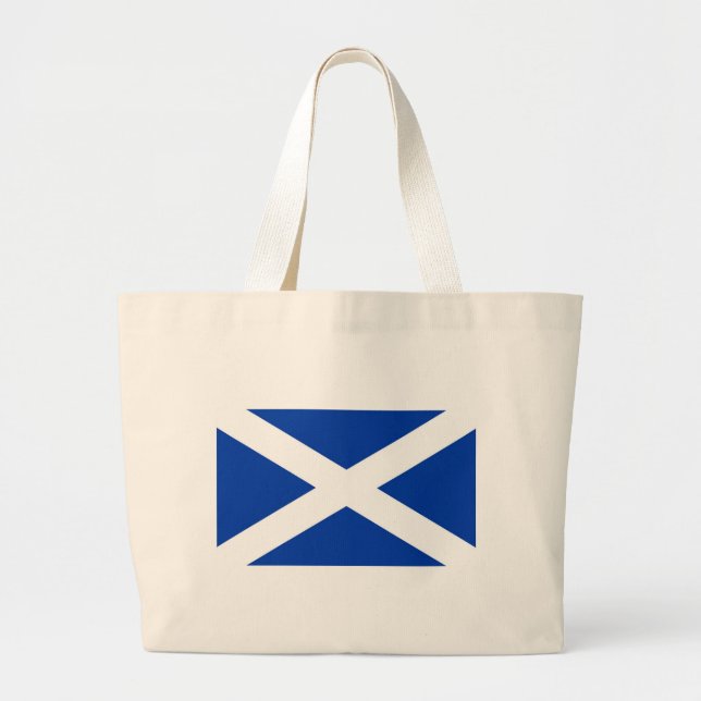 Flagga av Scotland Saltire - High Quality Image Jumbo Tygkasse (Framsidan)