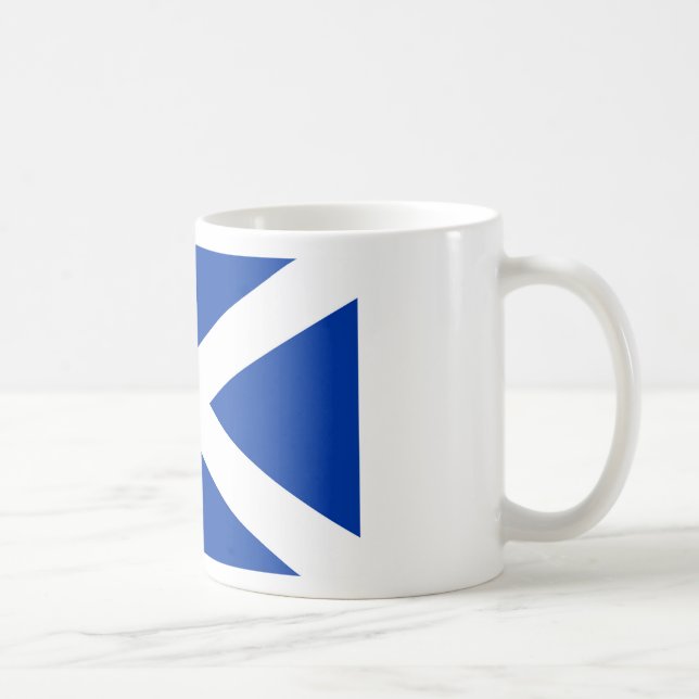 Flagga av Scotland Saltire - High Quality Image Kaffemugg (Höger)
