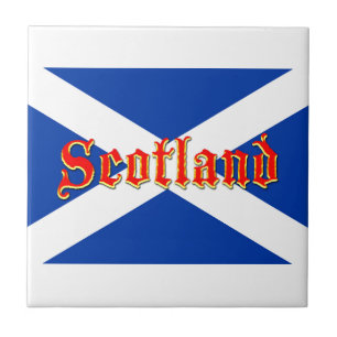 Flagga av Scotland Saltire - High Quality Image Kakelplatta