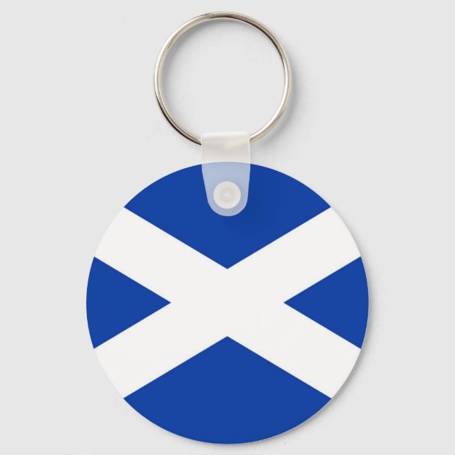 Flagga av Scotland Saltire - High Quality Image Nyckelring (Framsida)
