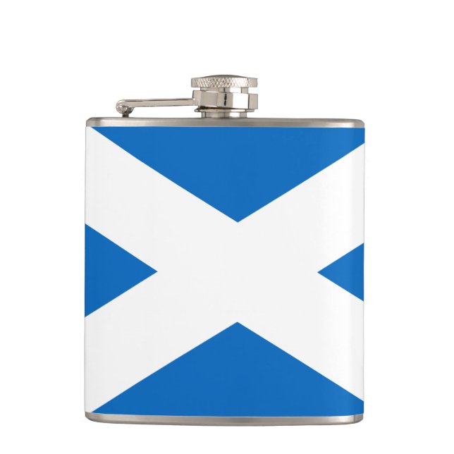 Flagga av Scotland Vinyl Wrapped Flask Fickplunta (Framsidan)
