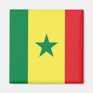 Flagga av Senegal Magnet