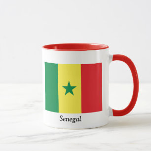 Flagga av Senegal Mugg