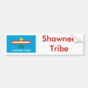 Flagga av Shawneestammen Bildekal