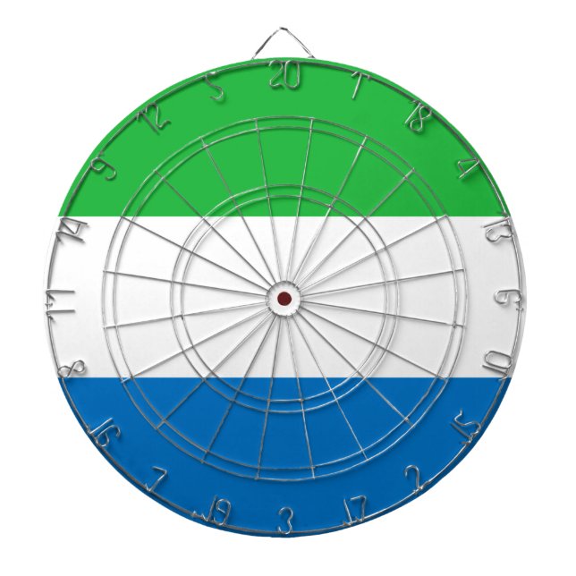 Flagga av Sierra Leone Darttavla (Framsidan)