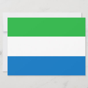 Flagga av Sierra Leone Kort