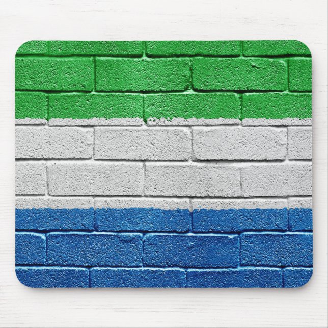 Flagga av Sierra Leone Musmatta (Framsidan)