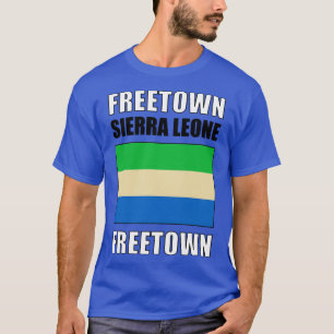 Flagga av Sierra Leone T Shirt