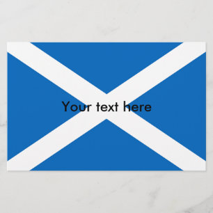 Flagga av Skottland eller Saltire Brevpapper
