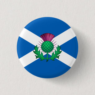 Flagga av Skottland med Thistle som ersatts Knapp