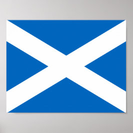 Flagga av Skottland Poster